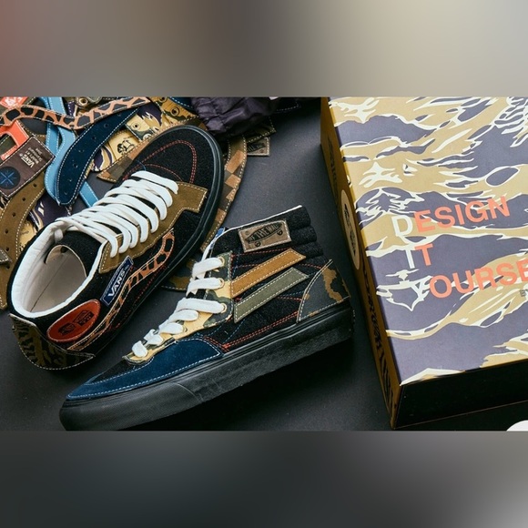 Vans Taka Hayashi x Sk8-Hi LX DIY, Size 10.5 - Picture 8 of 14